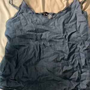Denim style tank